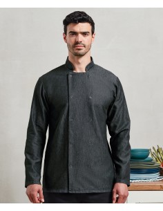 P-PR660-Denim Chefs Jacket 2